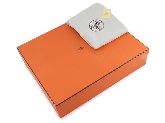 Hermès Borsa Tote Hermes Double Sens 28 Grigio - vista 17
