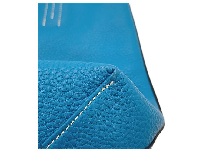 Hermès Borsa Tote Hermes Double Sens 28 Grigio - vista 6
