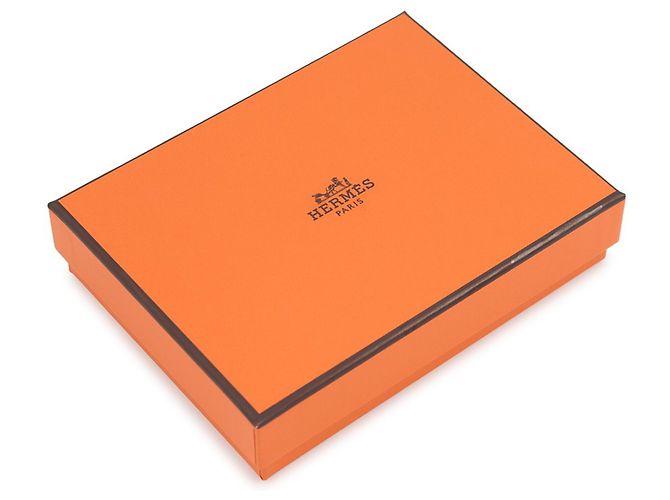 Cartera compacta de dos pliegues Hermès Bearn Dorado - vista 11