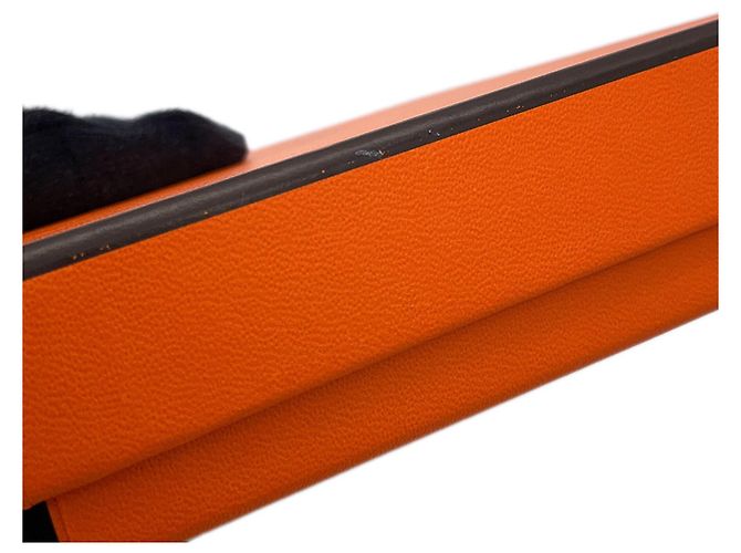 Cartera compacta de dos pliegues Hermès Bearn Dorado - vista 9