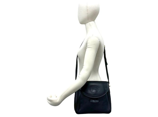 Borsa a tracolla in pelle Burberry Nero - vista 3