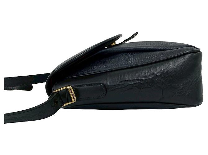 Borsa a tracolla in pelle Burberry Nero - vista 6