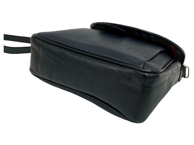 Borsa a tracolla in pelle Burberry Nero - vista 9