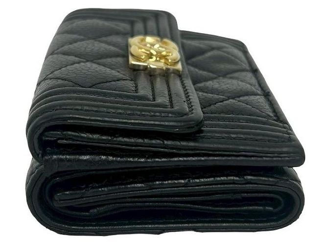 Cartera Chanel Boy de piel Negro - vista 5