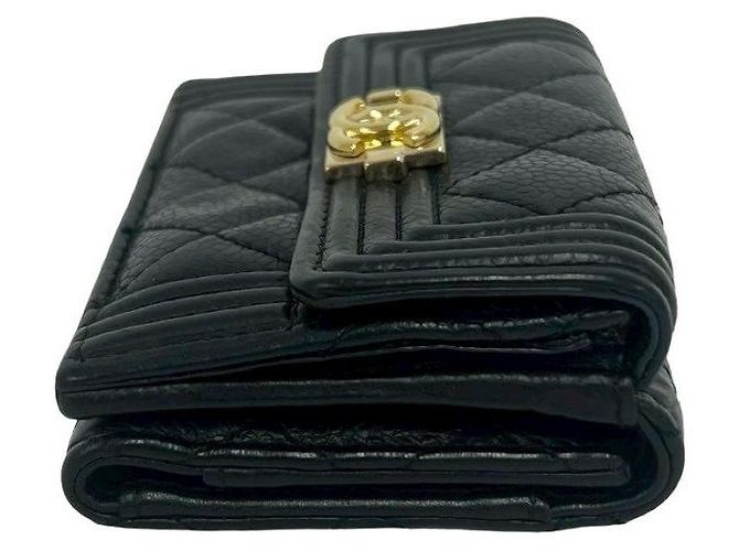 Cartera Chanel Boy de piel Negro - vista 6