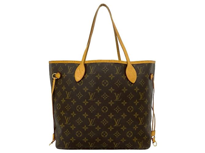 Borsa Tote Louis Vuitton Neverfull Monogram Marrone - vista 4