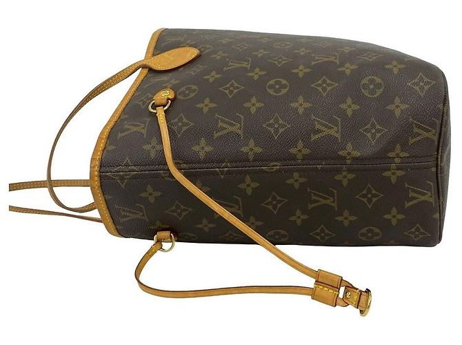 Borsa Tote Louis Vuitton Neverfull Monogram Marrone - vista 6