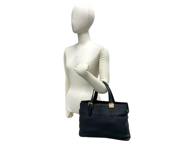 Burberry Lederhandtasche Schwarz - Ansicht 3