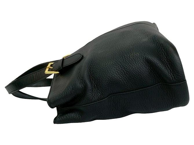Burberry Lederhandtasche Schwarz - Ansicht 6