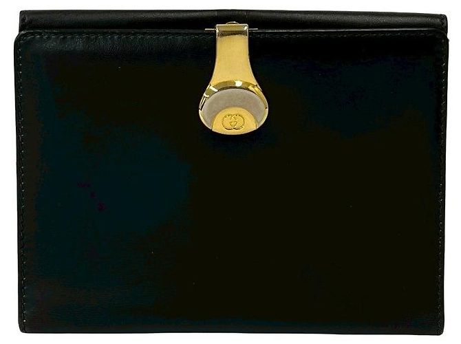 Portafoglio Bifold in pelle Gucci Nero - vista 2