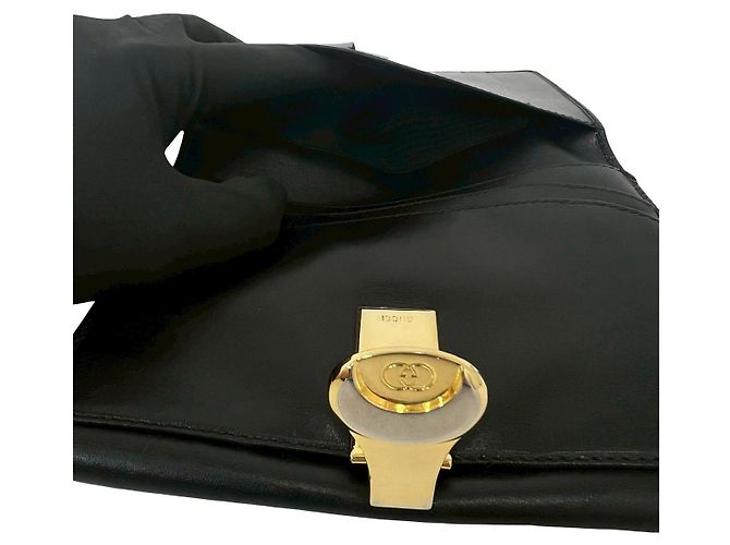Portafoglio Bifold in pelle Gucci Nero - vista 9