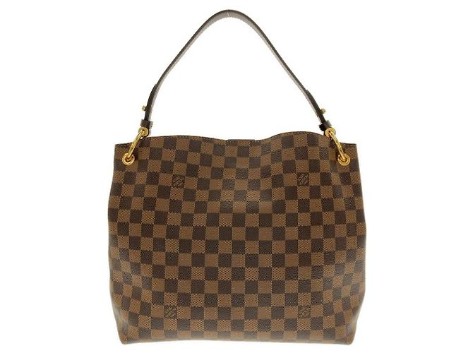 Borsa a tracolla Louis Vuitton Graceful Damier Marrone - vista 2