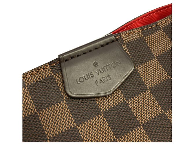 Borsa a tracolla Louis Vuitton Graceful Damier Marrone - vista 4