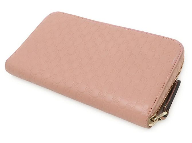 Gucci Microguccissima Leder Langgeldbörse Pink - Ansicht 2