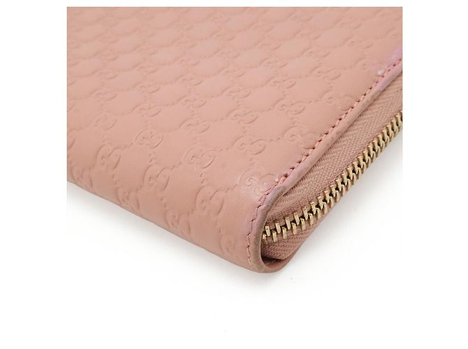 Gucci Microguccissima Leder Langgeldbörse Pink - Ansicht 3