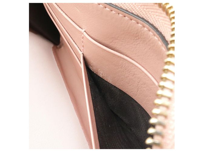 Gucci Microguccissima Leder Langgeldbörse Pink - Ansicht 8