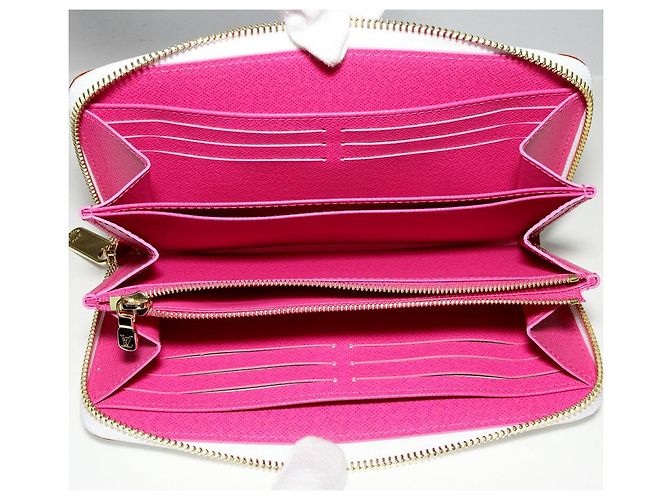 Portafoglio Louis Vuitton Zippy Long Wallet Limited Bianco - vista 3