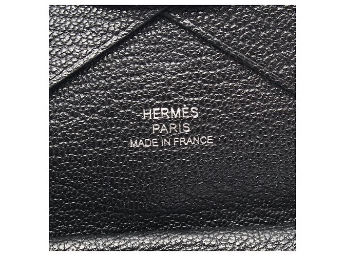 Hermès Monedero Hermes Calvi Duo Chevre Negro - vista 4