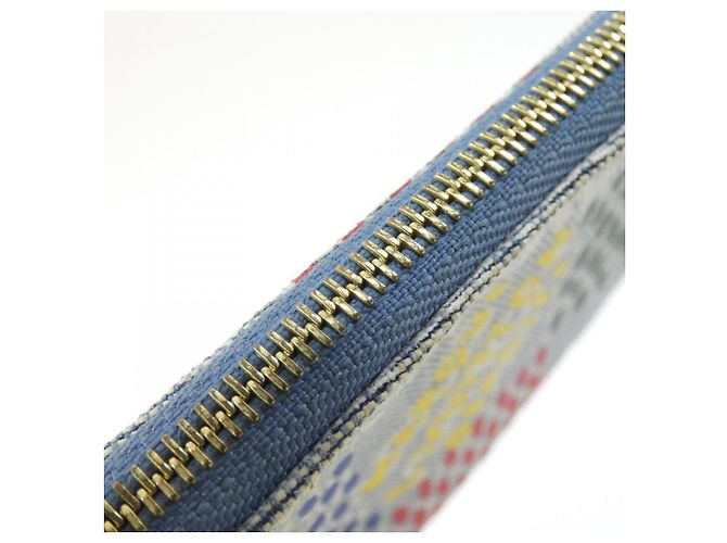 Monedero Louis Vuitton LV BIRDS Damier Denim Azul - vista 4