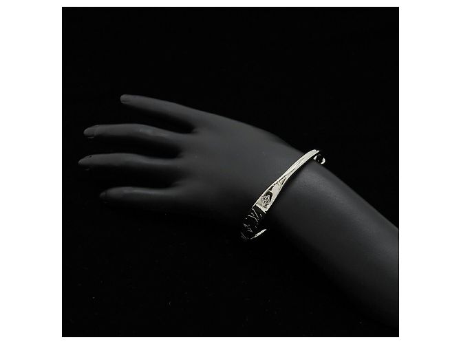 Pulsera Jonc Monogram Louis Vuitton Plata Metálico - vista 6