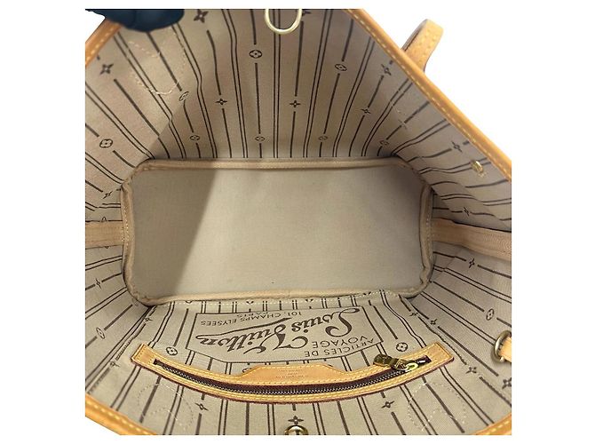 Borsa Tote Louis Vuitton Neverfull Monogram Marrone - vista 10