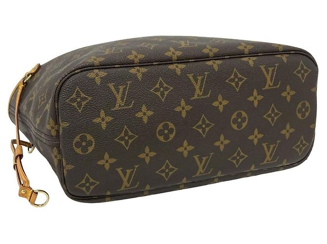 Borsa Tote Louis Vuitton Neverfull Monogram Marrone - vista 8
