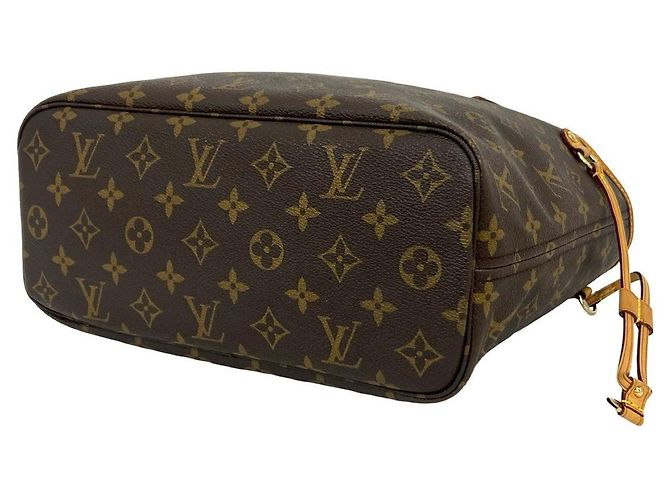 Borsa Tote Louis Vuitton Neverfull Monogram Marrone - vista 9