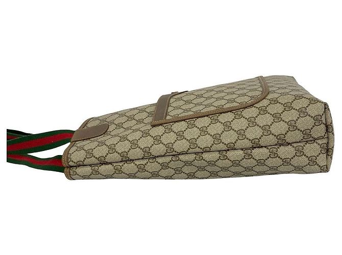 Gucci GG Leder-Tote-Bag Metallisch Bronze - Ansicht 6