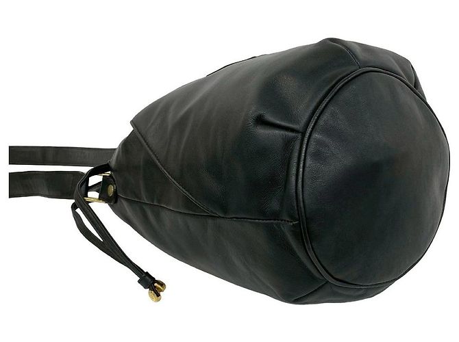 16 Céline Bolsa de ombro em couro CELINE Preto - vista 8