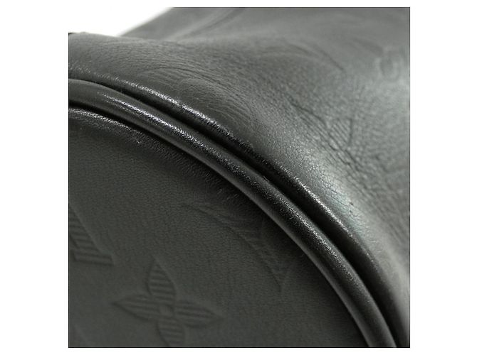 Borsa a tracolla Louis Vuitton Monogram Shadow Chalk Nano Nero - vista 3