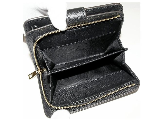 Portafoglio Furla Babylon in pelle Saffiano Nero - vista 3