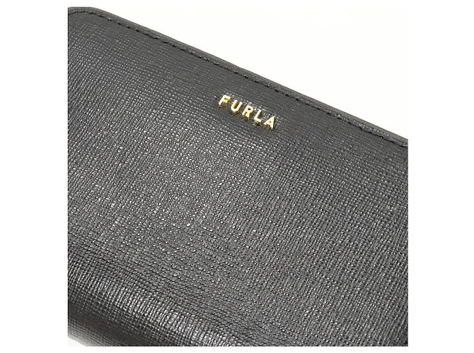 Portafoglio Furla Babylon in pelle Saffiano Nero - vista 5