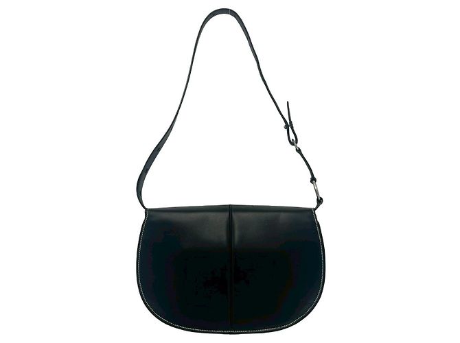 Borsa a tracolla in pelle Loewe Nero - vista 4