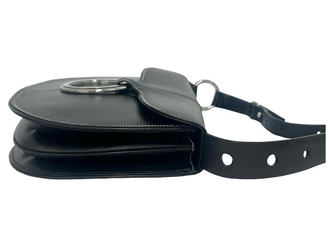 Borsa a tracolla in pelle Loewe Nero - vista 7
