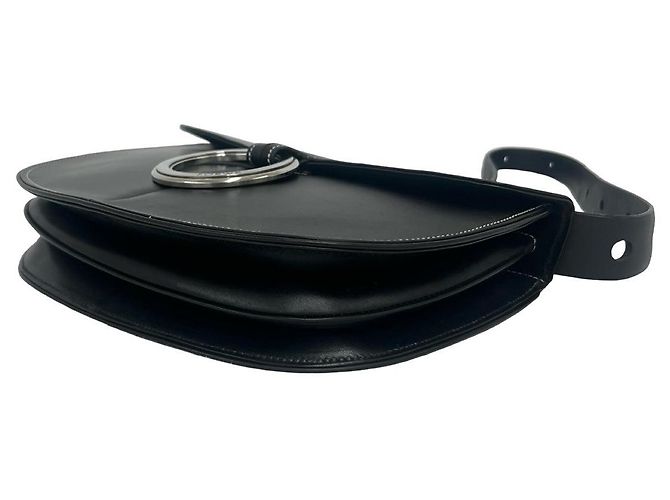 Borsa a tracolla in pelle Loewe Nero - vista 9