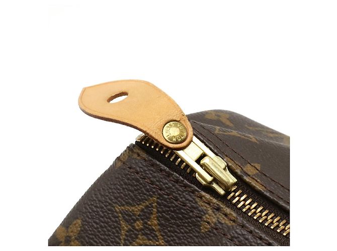 Speedy Borsa a mano Louis Vuitton Monogram Marrone - vista 4