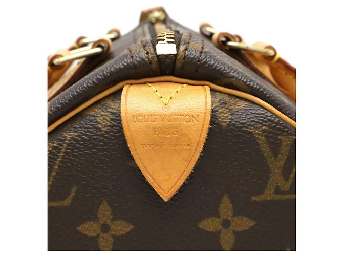Speedy Borsa a mano Louis Vuitton Monogram Marrone - vista 6