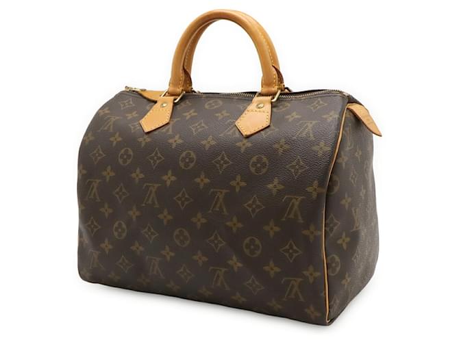Speedy Borsa Louis Vuitton Monogram Marrone - vista 2