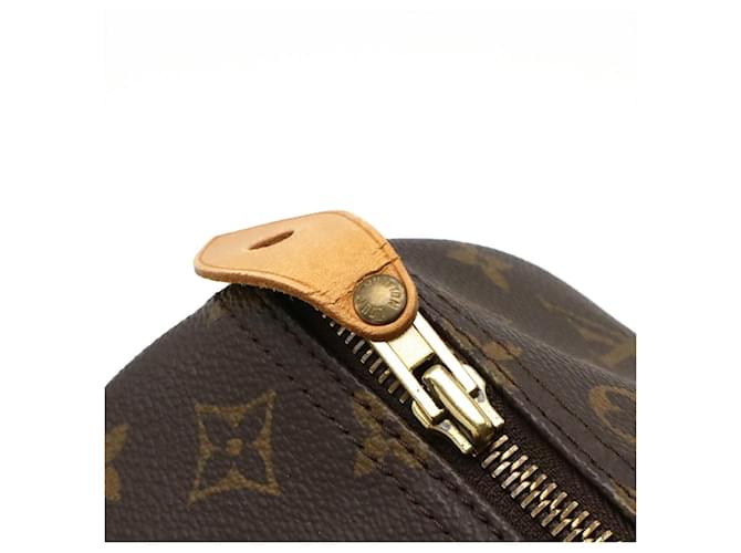 Speedy Borsa Louis Vuitton Monogram Marrone - vista 4