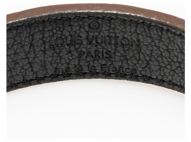 Bracciale Louis Vuitton Vintage Ostrich Wish Marrone - vista 4