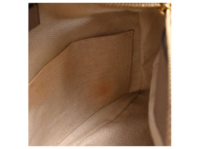 Borsa Loewe Small Puzzle Edge in pelle di vitello beige - vista 10