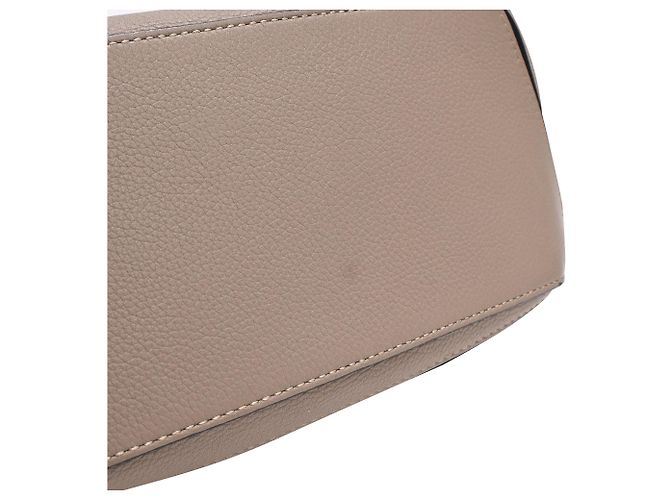 Borsa Loewe Small Puzzle Edge in pelle di vitello beige - vista 20