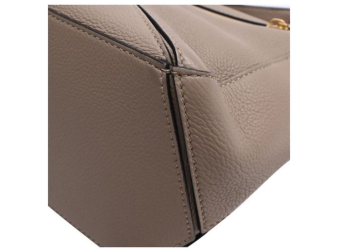 Borsa Loewe Small Puzzle Edge in pelle di vitello beige - vista 23