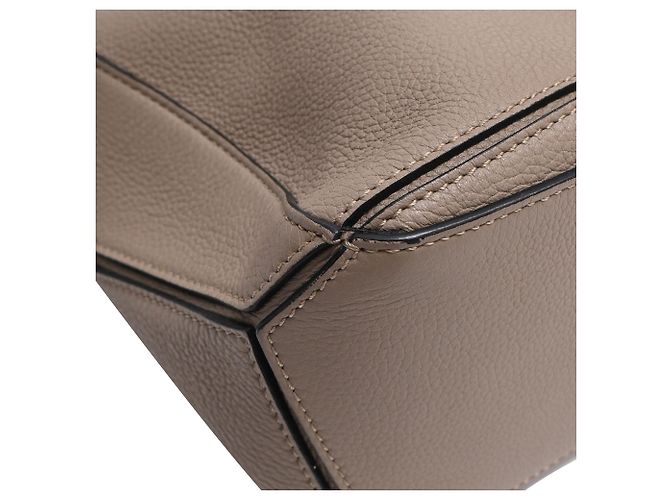 Borsa Loewe Small Puzzle Edge in pelle di vitello beige - vista 24
