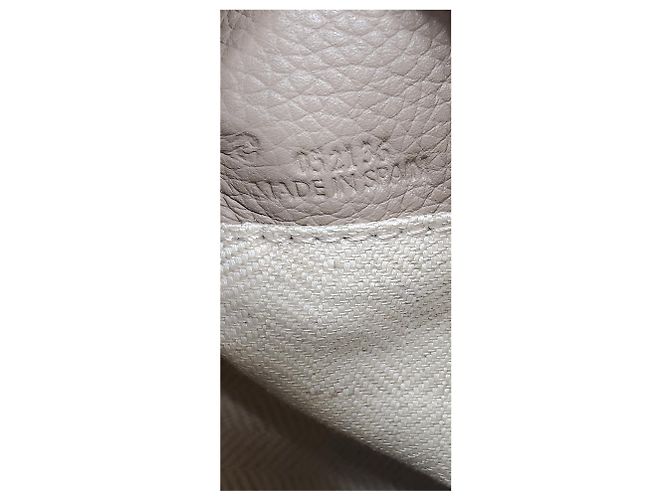 Borsa Loewe Small Puzzle Edge in pelle di vitello beige - vista 27