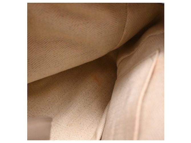 Borsa Loewe Small Puzzle Edge in pelle di vitello beige - vista 7