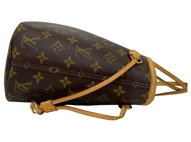 Borsa Tote Louis Vuitton Neverfull Monogram Marrone - vista 7