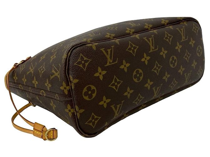 Borsa Tote Louis Vuitton Neverfull Monogram Marrone - vista 8