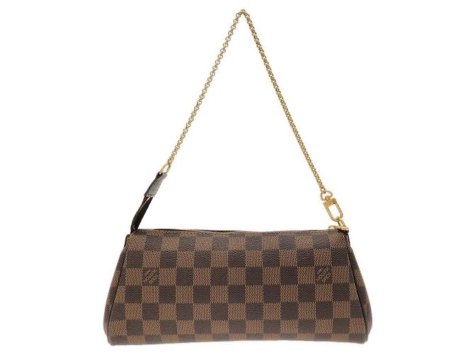 Borsa a Spalla Louis Vuitton Eva Damier Marrone - vista 2