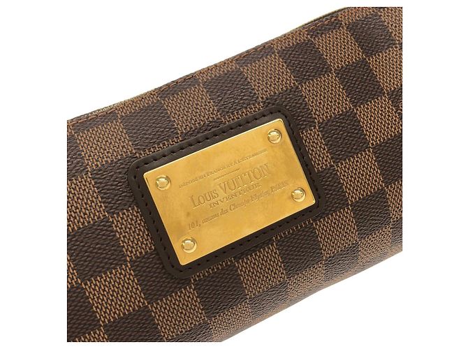Borsa a Spalla Louis Vuitton Eva Damier Marrone - vista 4